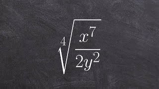 Rationalize the denominator of fourth root of a rational monomial [upl. by Ruenhs388]