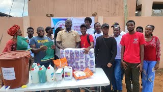 YOUTH CATALYST FOUNDATION improving Sanitationenhancing lives DAY 2 sanity cleaning [upl. by Pegg]