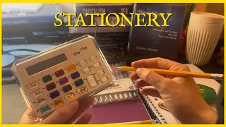 Stationery show and tell ASMR Ramble [upl. by Longfellow]