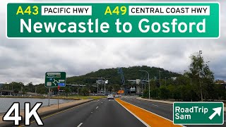 Driving on the Central Coast  New South Wales Australia  POV  music [upl. by Atinus]