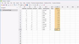 How to Create and Analyze a Designed Experiment in Minitab Statistical Software [upl. by Anawit]