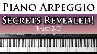 Best Free Piano Lessons Learn to Play Left Hand Piano Arpeggios 22 [upl. by Lietman]