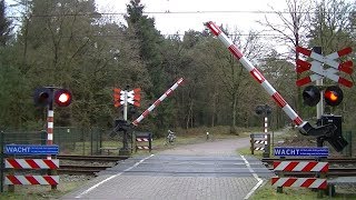 Spoorwegovergang Soest  Dutch railroad crossing [upl. by Trbor716]