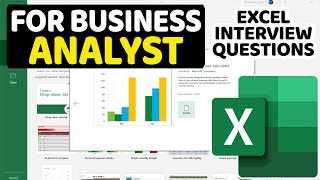 Excel Interview Questions and Answers For Business Analyst [upl. by Nuahc627]