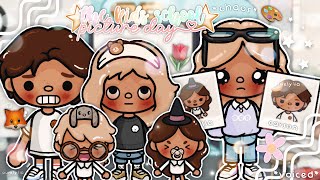 the kids school PICTURE DAY chaos 🦊💖📸  VOICED 📢  Toca Boca Roleplay [upl. by Keelin]