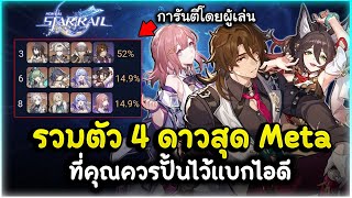 ของเขาดีจริง รวมตัวละคร 4 ดาวสุด Meta ที่คุณควรปั้นไว้แบกไอดีประจำแพทช์ 26  Honkai Star Rail [upl. by Ynabla32]