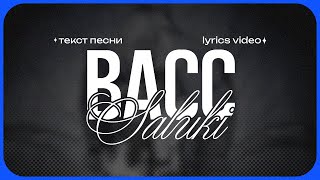 SALUKI  BACC Lyrics Video текст песни [upl. by Irtimd523]