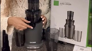 GDOR Cold Press Juicer Machines Masticating Juicer Extractor Review [upl. by Arehc625]