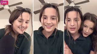 Annie LeBlanc  Instagram Livestream  November 6  ft Hayley LeBlanc [upl. by Ania164]