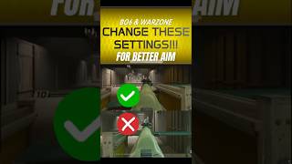 BO6WARZONE CHANGE THESE SETTINGS FOR BETTER AIM bo6 warzone BLACKOPS6SETTINGS [upl. by Aileek]