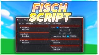 Roblox FISCH Script Hack PASTEBIN Auto Fish  Auto Sell amp More [upl. by Oirevas]