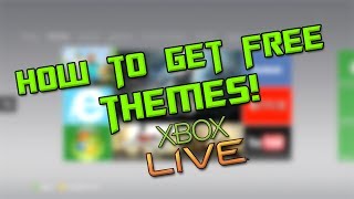 How to Get FREE XBOX LIVE Themes Tutorial 2014 [upl. by Dnomsaj]