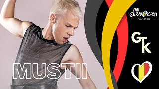 Mustii  Belgium 🇧🇪  ESC 2024  GET TO KNOW [upl. by Avilys3]