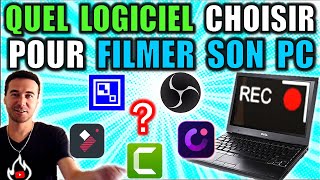 QUEL LOGICIEL DE CAPTURE CHOISIR POUR BIEN FILMER SON ÉCRAN DE PC [upl. by Magnuson186]