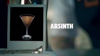 ABSINTH DRINK RECIPE  HOW TO MIX [upl. by Newsom]