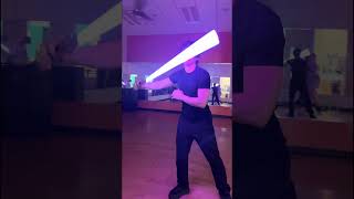 NOW THIS IS PODRACING  THEORY SABERS NEOPIXEL LIGHTSABER SPINS [upl. by Aihsatsan]