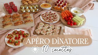 APERO DINATOIRE pour lété  10 recettes simples et délicieuses [upl. by Taddeo565]