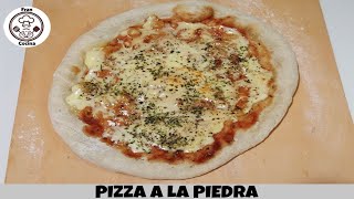 Como hacer pizza a la piedra casera  fran cocina [upl. by Trebeh]