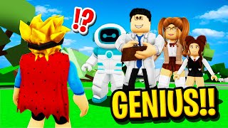 I Got ADOPTED by a SUPERGENIUS Family in Roblox BROOKHAVEN RP [upl. by Neel748]