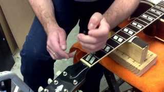 How to remove frets from the guitar fret board [upl. by Galligan]