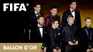 FIFAFIFProTV World XI  2014 Team of the Year [upl. by Leeann]