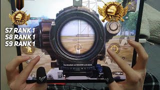 PUBG Mobile  Six Finger Claw Handcam④ S7 S8 S9 RANK 1 CONQUEROR [upl. by Gusti]