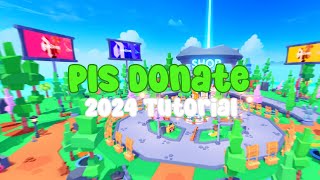 The PLS DONATE 2024 Tutorial 💸⭐ robloxplsdonate [upl. by Woodson134]