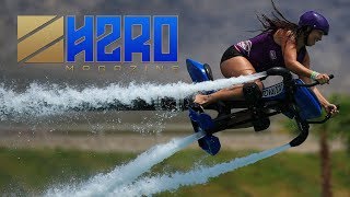 Motorbike meets water jetpack  Hydroflight Jetbikes [upl. by Anaeg]