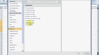 Kalender i Excel  Find kalender i regneark [upl. by Parsifal]