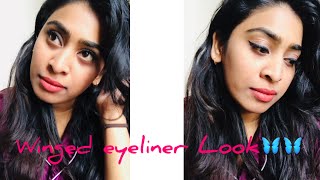 Lets Do Winged eyeliner Tutorial🦋 share subscribe like eyes makeup grwm trending fyp [upl. by Assilev]