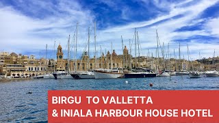 Birgu Valletta and Iniala Harbour House Hotel in the Maltese Islands [upl. by Tarkany754]