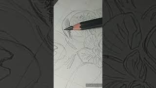 indenting technique sketch skills charcol drawing [upl. by Narine643]