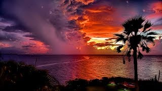 HD Video 1080p  Timelapse with Sunsets Clouds Stars [upl. by Eicarg981]