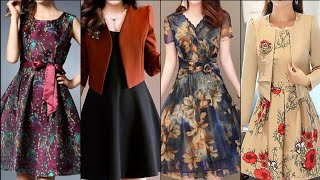 High quality tidebuy floral print silk and chiffon maxi dress and skater dress collection2024 [upl. by Yelac196]