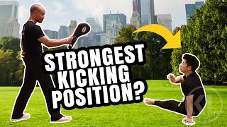 Learning The Strongest Kicking Position In Capoeira [upl. by Ennagrom269]