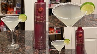 CIROC POMEGRANATE COCKTAIL 🍸 “ ICE CIROC POMEGRANATE MARTINI 🍸 “ [upl. by Heaps]