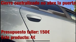 Solucionar problema PUERTA DEL COCHE que no abre  facil sencillo y económico [upl. by Llenahc]