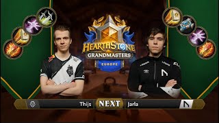 Thijs vs Jarla  2021 Hearthstone Grandmasters Europe  Top 8  Season 1  Week 1 [upl. by Devina]