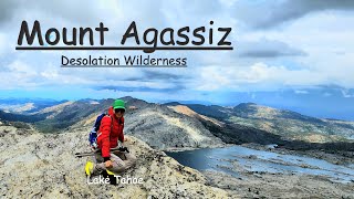 4K Hiking Mount Agassiz via Twin Lakes and Smith Lake Loop DesolationWilderness LakeTahoe [upl. by Adli]