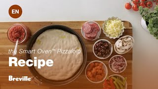 The Smart Oven™ Pizzaiolo  How to make a pan pizza supreme  Breville CAEN [upl. by Corey729]