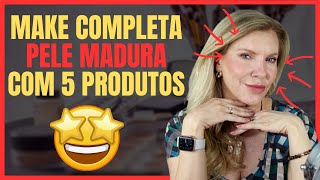 Maquiagem Para Pele Madura 5 Produtos Que Vão Fazer Você Arrasar [upl. by Castara]