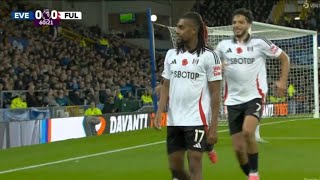 Alex Iwobi Goal Everton vs Fulham 01 Goals and Match Highlights [upl. by Aronson]