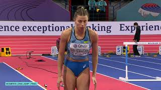 Maryna BekhRomanchuk Ukraine Long Jump  World Indoor Championships 2022 [upl. by Godfry765]