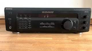 Sony STRDE135 receiver [upl. by Ytsanyd566]