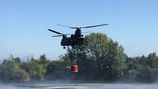 Incendio Monte Serra a Pisa Canadair VVF Chinook e elicottero Erickson 26918 [upl. by Nennarb483]