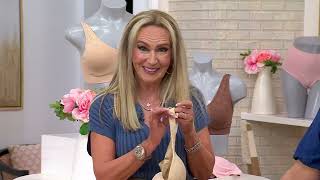 Breezies Wild Rose Lace Contour Underwire Bra on QVC [upl. by Jamill]