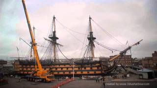 HMS Victory Mast Removal  Final Timelapse [upl. by Pressman]