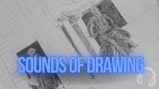 Sound of Drawing  Ep 8  Trevi Fountain in Graphite Pencil [upl. by Robinson148]