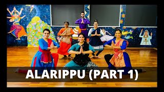 ALARIPPU PART 1  BHARATANATYAM ADULT BEGINNER CLASS [upl. by Lehcin949]