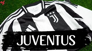 Adidas Juventus 202425 Home Jersey Unboxing  Review [upl. by Aynam]